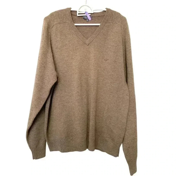 Wolsey 100% Wool sweater w  V neck-machine washable - Picture 1 of 7